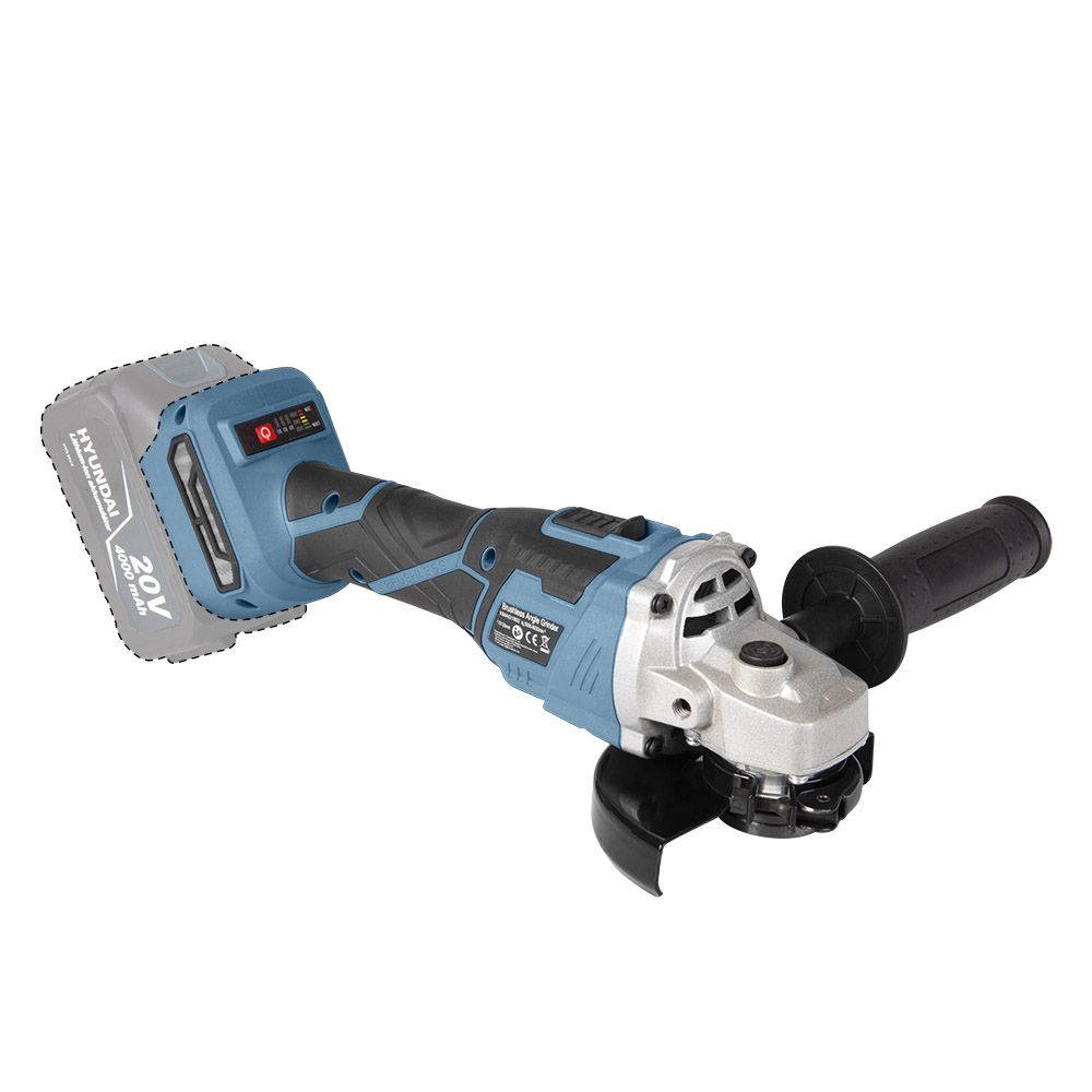 Hyundai HYD-8115BL 20V akkus sarokcsiszoló akku és töltő nélkül Hyundai HYD-8115BL 20V akkus sarokcsiszoló akku és töltő nélkül