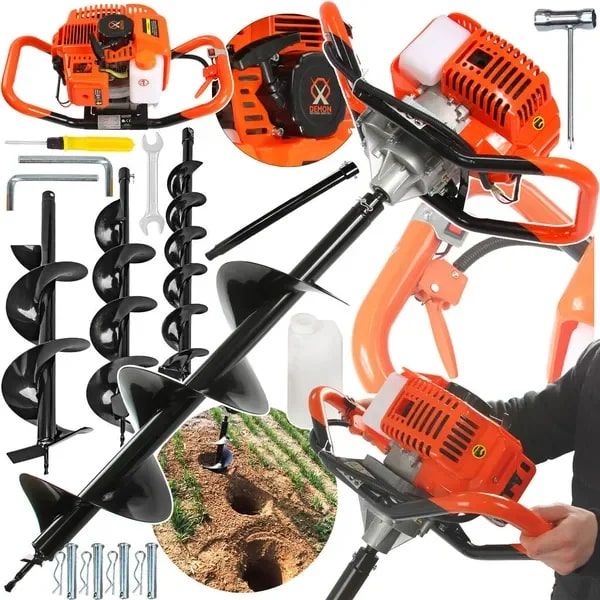 Demon talajfúró 3db fúrószárral M84000/3