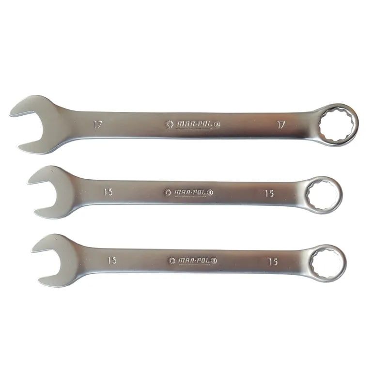 Mar-Pol csillag-villás kulcs készlet fali tartóba 25darabos