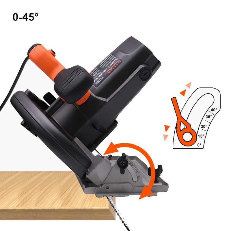 Harden kézi körfűrész 1500W 185mm Harden kézi körfűrész 1500W 185mm