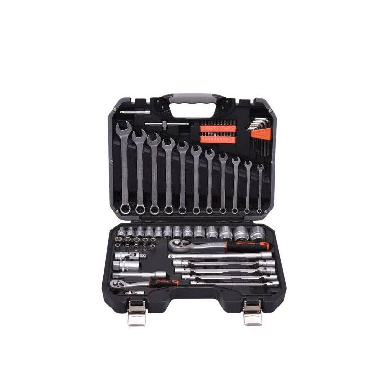 Dugókulcs készlet csillag-villás kulcsokkal 77r. 1/2"-1/4" Harden