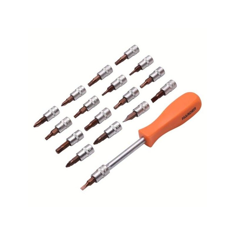 Dugókulcs készlet 94r. 1/2"-1/4" Harden