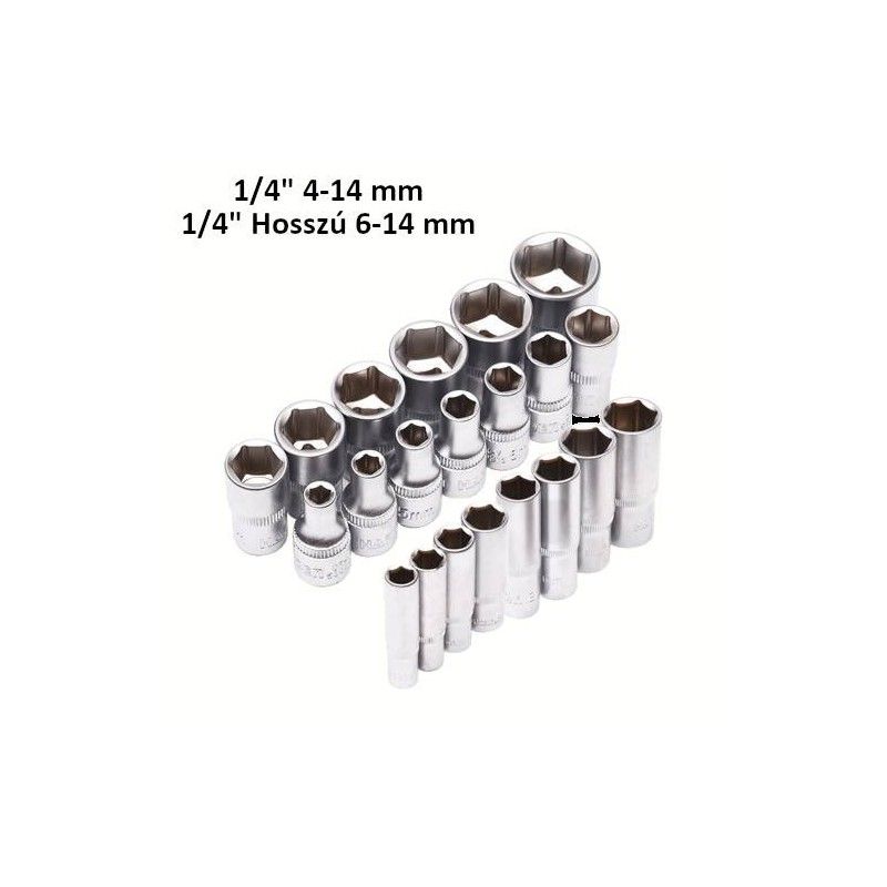 Dugókulcs készlet 94r. 1/2"-1/4" Harden