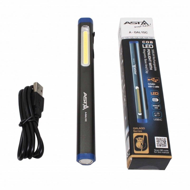 ASTA profi ceruza lámpa akkus 300LM ASTA profi ceruza lámpa akkus 300LM