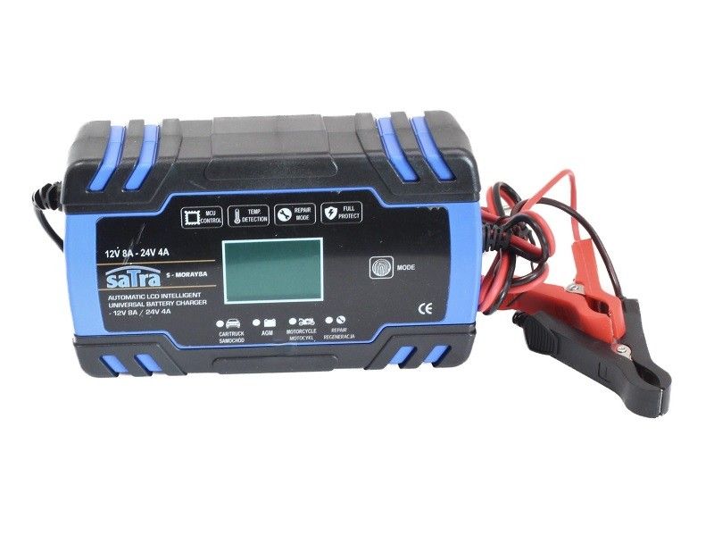SATRA akkumulátor töltő 12V automata