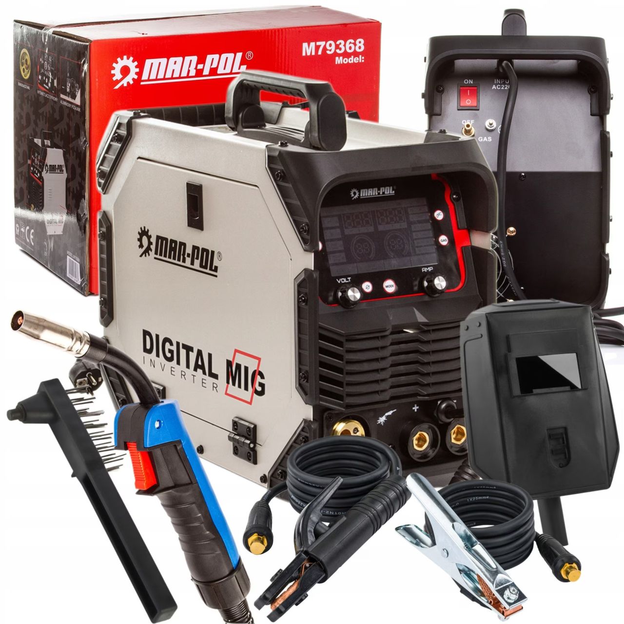 Mar-Pol hegesztőgép 4in1 250A 
