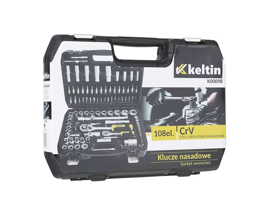 KELTIN szerszámos készlet 108pcs kofferban 