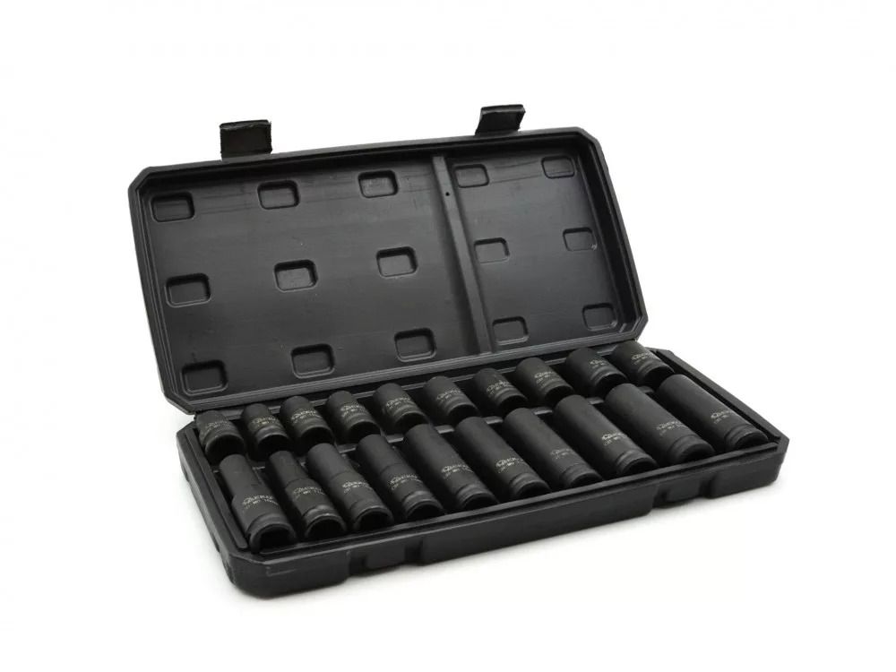 GEKO gépi dugókulcs készlet, 1/2" 10-19mm, 20db-os GEKO gépi dugókulcs készlet, 1/2" 10-19mm, 20db-os